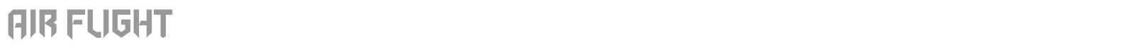 Air Flight font preview